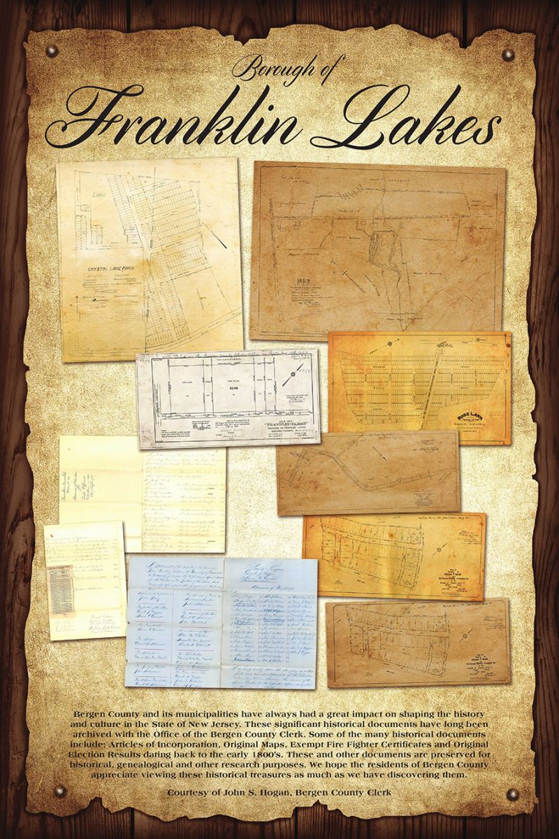 Franklin Lakes Historic Poster